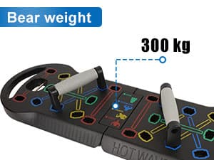 HOTWAVE Push Up Board Fitness, Portable Foldable 20 in 1 Push Up Bar at Home Gym, Pushup Handles for Floor. Professional Strength Training Equipment For Man and Women,Patent Pending