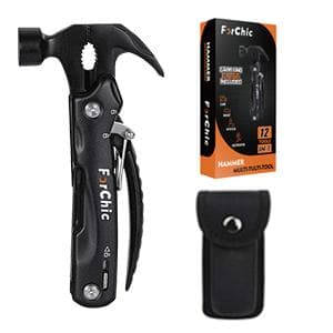 12 in 1 Hammer Multitool, Stocking Stuffers for Adults, Mens Gifts for Christmas, White Elephant Gifts for Adults, Christmas Gifts for Men, Dad, Him, Grandpa, Husband, Boyfriend