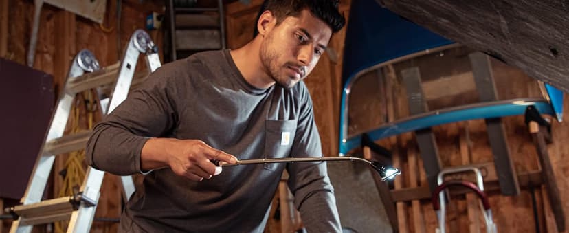 RAK Magnetic Pickup Tool Gifts for Men - Telescoping Magnet with LED Flashlight and 22 Inches Extendable Neck, Cool Magnetic Flashlight Gifts for Dad, Husband, Grandpa, Handyman