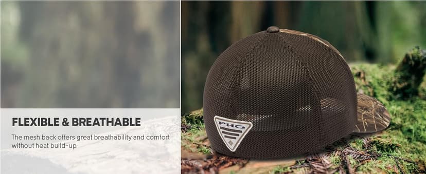 Columbia unisex-adult PHG Camo Mesh Ball Cap