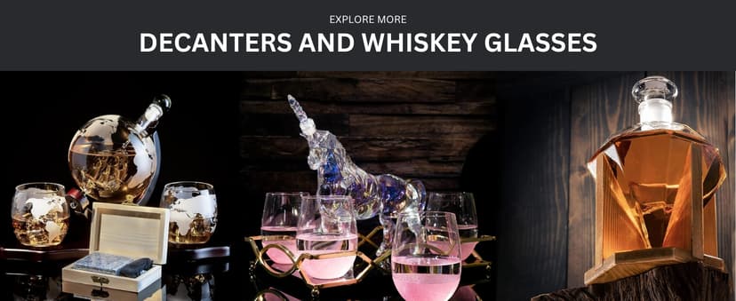 AR15 Gun Decanter Birthday Gifts for Men Dad, Whiskey Set - Rifle Limited Edition, Silencer Stopper - 800 ml & 12oz Bullet Glasses - Father Gift - Drinking Party, Liquor, Vodka Tik Tok Viral Dispenser