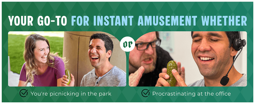 DR DINGUS Yodeling Pickle (1 Pickle) Sings Dill-lightful Musical Yodel Song - Hilarious Laughs - Singing Novelty Gag Gift for Friends Family Coworkers Office Students Classroom