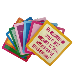 Christmas Coasters | Funny Cork Coasters | 8 in Gift Box | Hostess Gifts (Holiday)