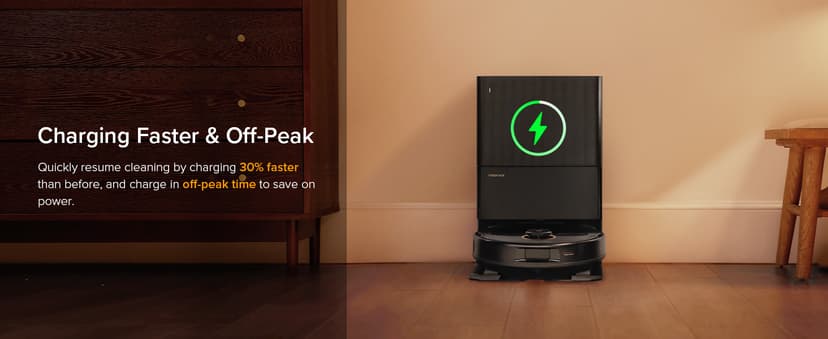 roborock Qrevo S5V Robot Vacuum and Mop, FlexiArm Edge Mopping, 12,000Pa Suction, Dual Zero-Tangle System, Smart Obstacle Avoidance, 10mm Mop Lifting, Auto Mop Washing&Drying, Self-Emptying&Refilling