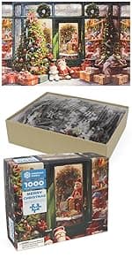 PARSUP Multifunctional Non-Woven Christmas Bags for Gifts Wrapping Shopping - Treat Bags with Handles, Xmas Party Supplies