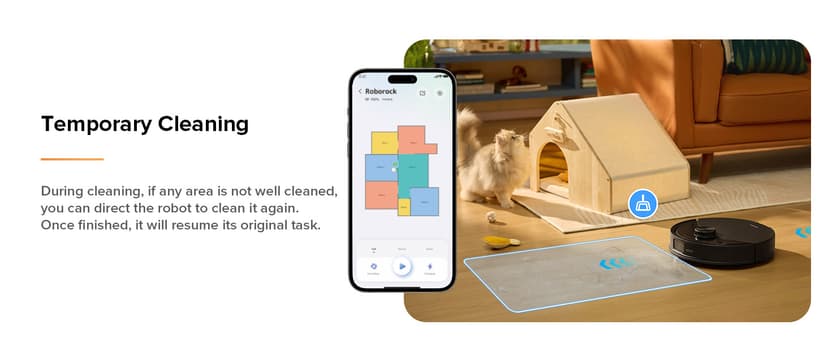 roborock Q10 S5+ Robot Vacuum and Mop, 10,000Pa Suction, Upgraded from Q8 max+, 70 Days Self-Emptying, Obstacle Avoidance, Sonic Mopping, Dual Anti-Tangle Design, Auto Mop Lifting, Ideal for Pet Hair