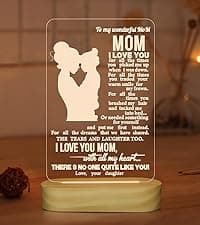 to My Bestie Gifts,3D Illusion Lamp I Love You Friends Night Light for Best Friend Sister Boys & Girls Women BFF Birthday Holiday, Soft Warm White Colors LED Wooden Table Lamp