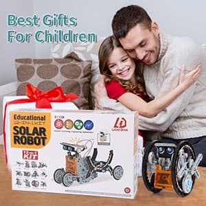 Lucky Doug Solar Power Kits Toys for Boys Ages 8-13, STEM Robot Kit Toys Gifts for Kids 8 9 10 11 12 13 Years, Educational Building Science Experiment Set Birthday for Kids Boys Girls