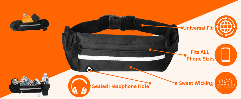 Vorlich® Running Gift Box, 13 Essential Items for Runners, Includes Run App, 8-Week Run Plan, Running Belt, LED Headtorch, Water Bottle & More