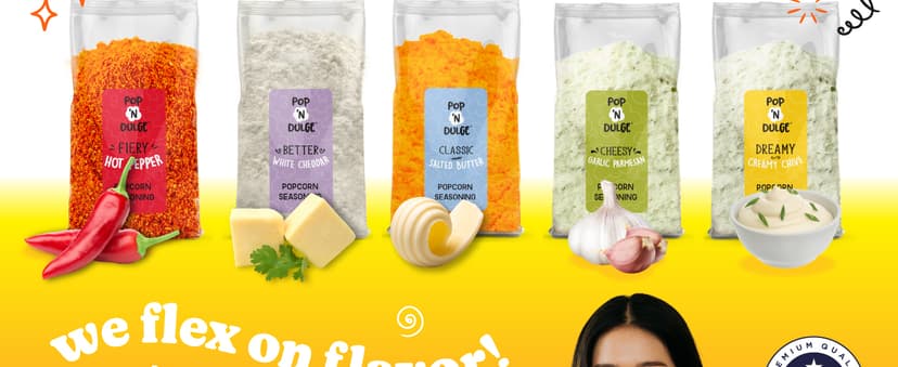 Pop n' Dulge Popcorn Movie Night Supplies 16 pcs Gift Set, 5 Gourmet Popcorn Kernels, 5 Seasoning Variety Packs Non-GMO Kosher Snacks, Great Housewarming Family Date Night Gifts Basket Ideas For Him Her