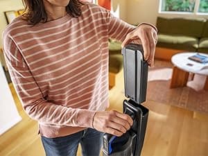 Bissell PowerClean FurGuard 280W Self-Standing Cordless Vacuum w/Self-Cleaning Brush Roll, Strong Suction, Removeable Battery, Wall Mount, Upholstery Tool & Bright Headlights