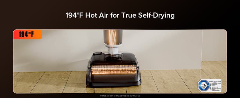 roborock F25 GT Vacuum Mop All in One, Wet Dry Vacuum Cleaner Cordless, 20000Pa Floor Cleaner Machine for Tile Hardwood Wood Vinyl Floor, Edge to Edge Self Cleaning Electric Mop with 180° Lie-Flat