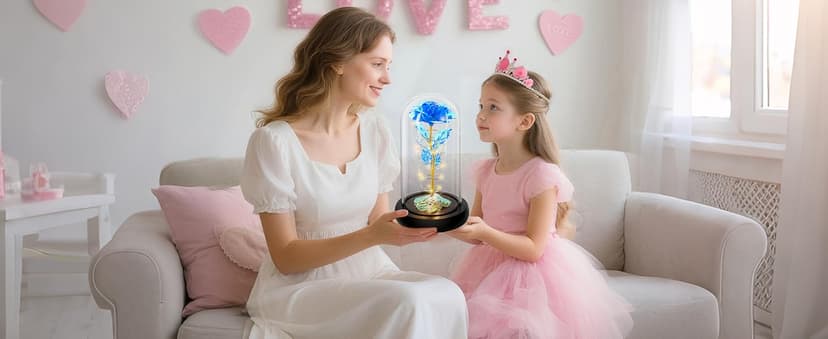 Childom Birthday Gifts for Women,Flowers for Delivery Prime,Colorful Rainbow Light Up Rose in A Glass Dome,Christmas Rose Gifts for Her Mom Women Wife Girl Grandma on Christmas Anniversary Valentines