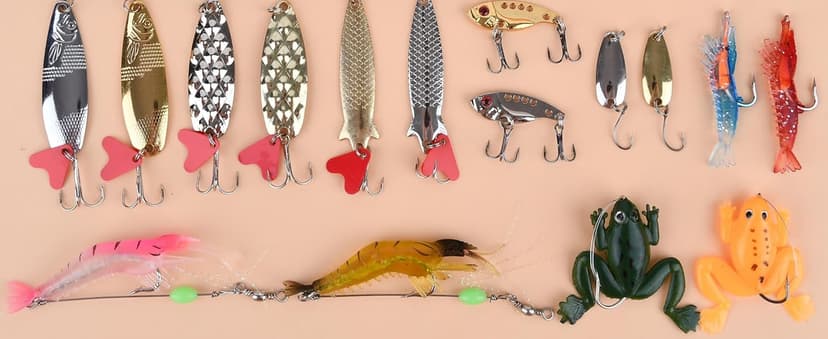 Advent Calendar Fishing Christmas Countdown - 24 Days Fishing Lures Set for Fisher Adult Men Teen Boys - 2025 Xmas Surprise Gift