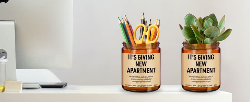 Funny Housewarming Candle, New Apartment Gifts, First Apartment, 1st Apt. Must Haves - Cute House Warming Gifts New Home for Men, Women, Couples - Closing Presents for Home Buyers - 9 oz