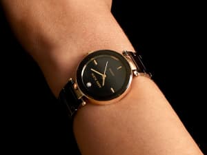 Anne Klein Women's Premium Crystal Accented Bangle Watch and Bracelet Set