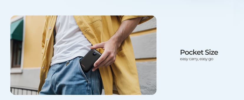 Mini Portable Charger with Built-in Cables 22.5W Fast Charging Power Bank USB-C Small Battery Pack 10000mAh Travel Essential Slim Battery for iPhone 17/16/15/14, Samsung 25/24, and More