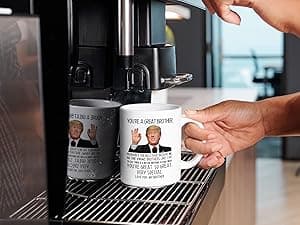 Aurahouse You're A Great Brother Mug, Birthday Gag Gifts for Brother, Christmas, Father's Day Gifts for Brothers Adult, Funny Big Bro Present Ceramic Coffee Cup (White, 11oz)