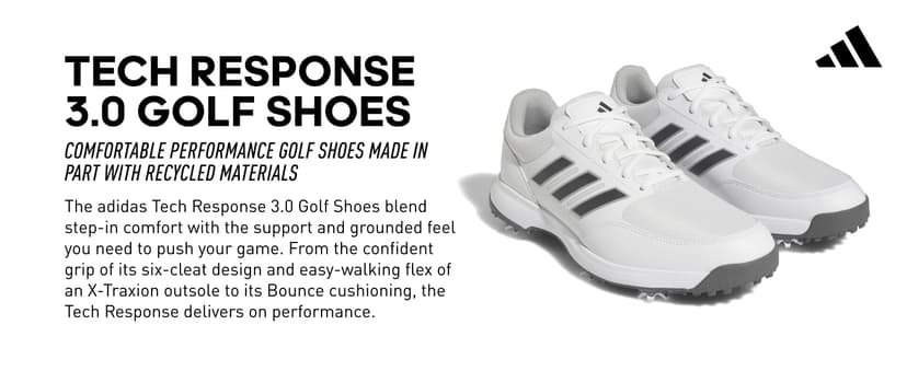 adidas Mens Tech Response Sl 3 Wide Golf Golf Sneakers Shoes - Grey