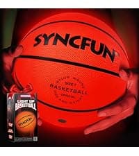 JOYIN Arcade Basketball Game Set with 4 Balls and Hoop for Kids 3 to 12 Years Old Indoor Outdoor Sport Play - Easy Set Up - Air Pump Included - Ideal for Competition