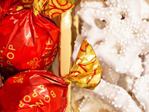 Bonnie and Pop's Holiday Tin- with Assorted Christmas Chocolate, Nuts, Bark, Truffles – Festive, Corporate, Family, Gift Basket Idea for Men and Women