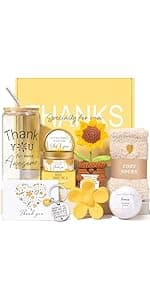 Thank You Gifts for Women, Teacher Appreciation Gifts, Employee Appreciation Gift for Coworkers Employees Teachers Nurse Secretary w Thanks Cards, Awesome Glass Cup