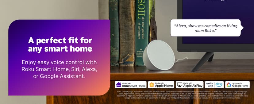 Roku Smart TV 2025 – 32-Inch Select Series, 720p HD TV – RokuTV with Voice Remote – Flat Screen LED Television with Wi-Fi for Streaming Live Local News, Sports, Family Entertainment - Amazon Exclusive