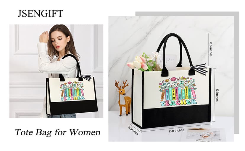 Teacher Appreciation Gifts for Women, End of Year Thank You Gifts for Teachers Basket Set of 5