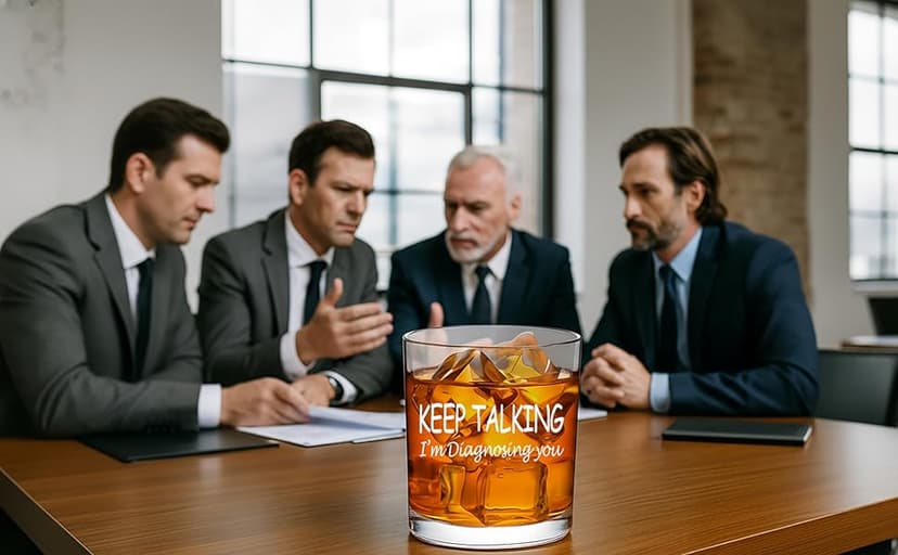 Keep Talking I'm Diagnosing You Whiskey Glass, Funny Christmas Birthday White Elephant Gifts for Psychiatrist Psychologist Counselor Therapist Doctor 10 OZ Old Fashioned Glass with Gift Box
