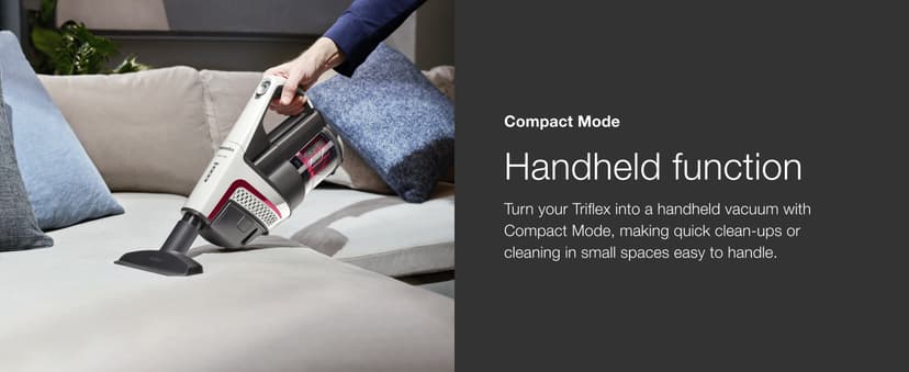 Miele Triflex HX1 3-in-1 Cordless Stick Vacuum Cleaner with XXL Multi Floor Electrobrush, Lotus White – 11423870