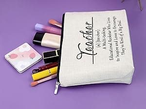 Sazuwu Godmother Aunt Gifts Godmother Gifts from Godchild Baptism Makeup Bag Aunt Christian Proposal Cosmetic Bag Birthday Christmas Mother’s Day Present Travel Pouch