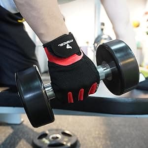 ATERCEL Workout Gloves for Men and Women, Exercise Gloves for Weight Lifting, Cycling, Gym, Training, Breathable and Snug fit