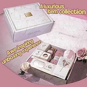 Get Well Soon Gift Baskets For Women,12PC Get Well Gifts for Women After Surgery,Birthday Gifts,Care Package,Grief,Sympathy,Condolences Gift Basket for Friend (pink)