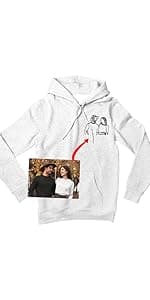 Custom Hoodies Design Your Own, Shirt Portrait From Photo, Valentines Customized Gifts For Boyfriend 2024