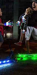 Toys for Ages 8-13 LED Gloves Toys for Boys Age 8-10 Light Up Gloves, Light Up for Kids Birthday Easter Gift Cool Fun Toys for 8-13 Year Old