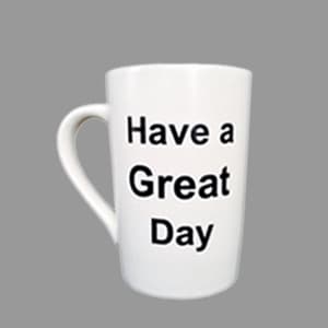 Funny Christmas Gifts Unique Coffee Mugs Have a Great Day Cute Cool Ceramic Cup Black, Best Holiday and Birthday Gag Gifts, 15 Oz