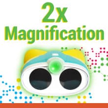 Night Vision Binoculars for Kids & Toddlers, Birthday Gift Ideas, Outdoor Exploration Toys, Binocular + Flash Light & Face Comfort Rubber, Educational STEM Gifts for Boys & Girls Ages 3 4 5 6 Year Old