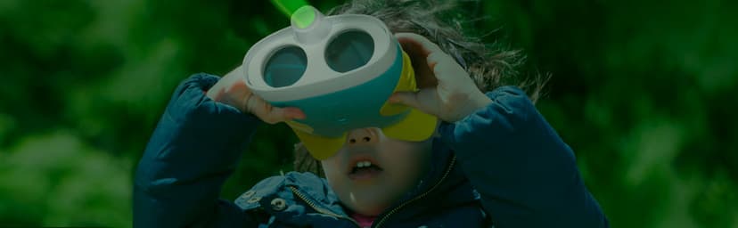 Night Vision Binoculars for Kids & Toddlers, Birthday Gift Ideas, Outdoor Exploration Toys, Binocular + Flash Light & Face Comfort Rubber, Educational STEM Gifts for Boys & Girls Ages 3 4 5 6 Year Old